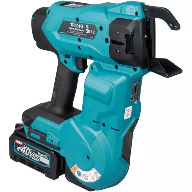 Makita TR001GZ XGT 40V Max belaidis armatūros rišimo įrankis (juoda/mėlyna, tik įrankis)