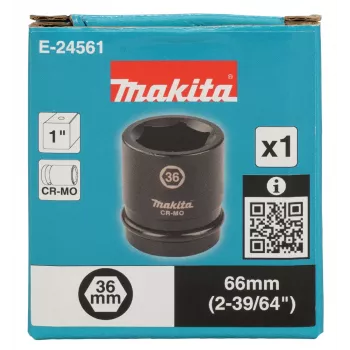 Makita E-24561 smūginė galvutė 1 colio, 36 mm, 66 mm ilgio