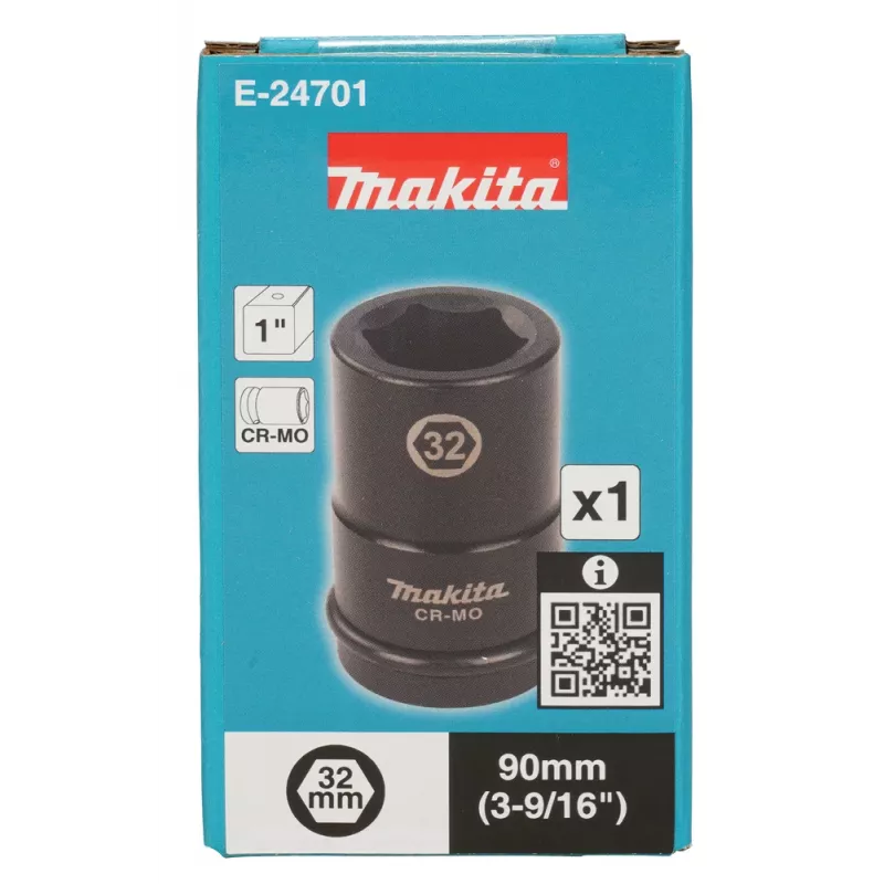 Smūginė galvutė Makita E-24701, 1 colio, 32 mm, 90 mm ilgio