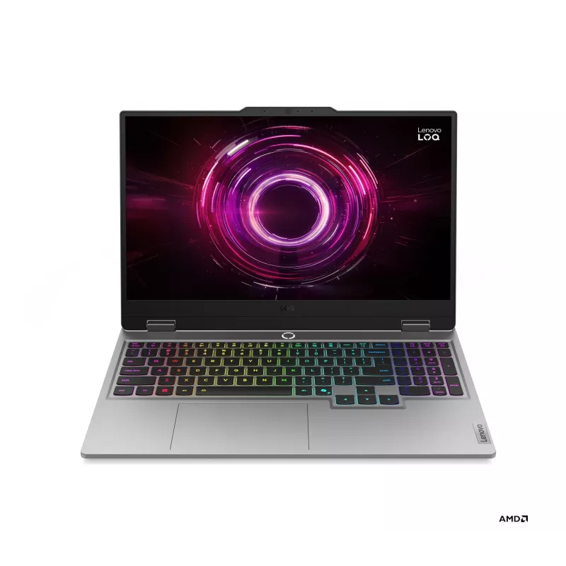 Nešiojamas kompiuteris Lenovo LOQ 15AHP10 Ryzen 7 250 3,3GHz 8-Core 16-Thread 16GB 512GB SSD RTX 5060 8GB GDDR6 128-Bit 15,6 inch FHD Anti-Glare 300nits 144Hz Windows 11 Home Plus