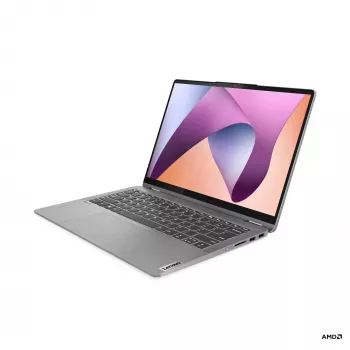 Lenovo IdeaPad Flex 5 14 inch 2-in-1 nešiojamas kompiuteris, AMD Ryzen 5 7430U, 16 GB RAM, 512 GB SSD, Windows 11 Home, jutiklinis ekranas, pilka