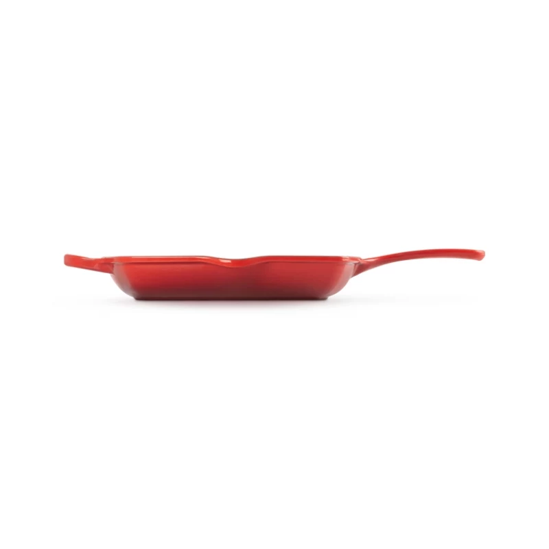 Le Creuset ketaus kvadratinė grilio keptuvė 26 cm vyšninė raudona