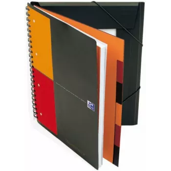 ELBA Organiser Book - 80 lapų - juoda - A4 - spiralinis įrišimas - 245 mm - 310 mm