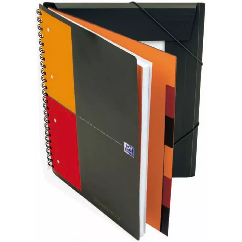 ELBA Organiser Book - 80 lapų - juoda - A4 - spiralinis įrišimas - 245 mm - 310 mm