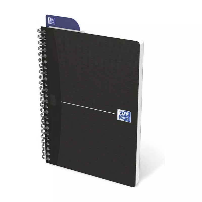 Oxford Office Essentials Užrašų knygelė A5, linijavimas, 96 lapai, oranžinis matinis viršelis, 90 g/m²