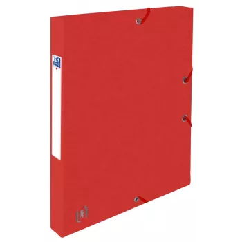 Oxford TOP FILE+ Dokumentų dėžutė A4 2,5 cm raudona