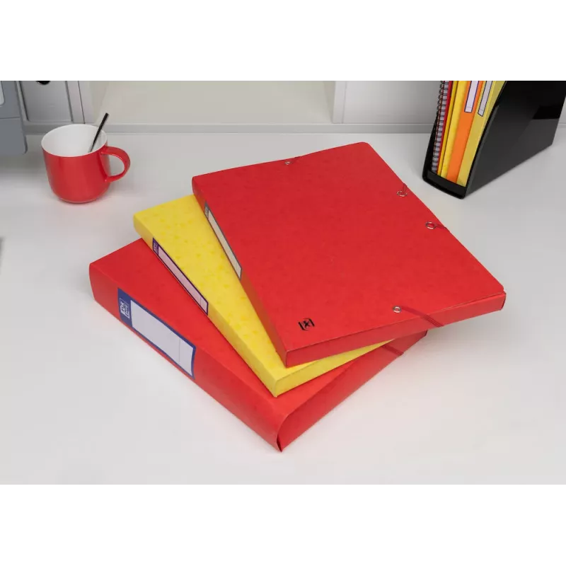 Dokumentų dėžė Oxford TOP FILE+ A4, 2,5 cm, raudona