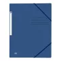 Oxford TOP FILE+ Elastinė byla A4 3 atvartai tamsiai mėlyna 400116325