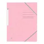 Oxford TOP FILE+ Elasticated Folder A4 3 Flaps Pastel Pink 400116353