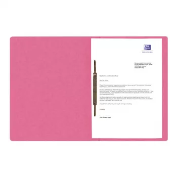 Oxford „Top File+” segtuvas A4 rožinis kartonas 390 g/m² komerciniam ir oficialiam dokumentų tvarkymui