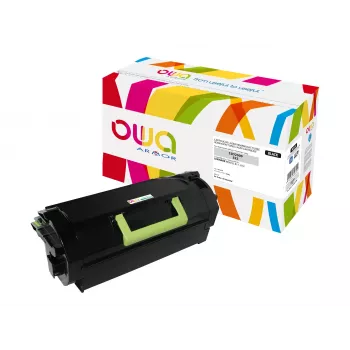 Armor OWA Black Compatible Remanufactured Toner Cartridge (Alternative to Lexmark 522)