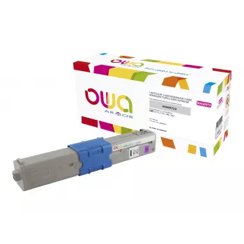 Armor OWA Perdirbtas Tonerio Kasetė Magenta Suderinama su OKI 44469723
