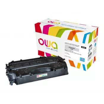 Armor OWA suderinamas tonerio kasetė juoda High Yield (keičia HP 05X, CE505X)