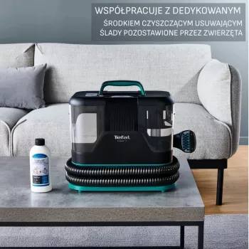 Tefal Clean It IZ5020 kilimų ir apmušalų plovimo siurblys dėmėms, 750 W, 13 500 Pa siurbimo galia, 2,3 l švaraus ir 1,5 l nešvaraus vandens bakeliai, Auto Clean