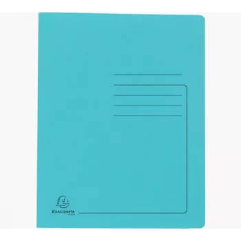 Exacompta A4 bylų aplankas Turquoise Colorspan kartonas 355g lankstus segtuvas