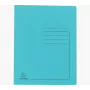 Exacompta A4 bylų aplankas Turquoise Colorspan kartonas 355g lankstus segtuvas