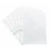 Exacompta Forever A5 perforuotos kišenės, 50 vnt., skaidrios, grūdėtos, 0,06 mm