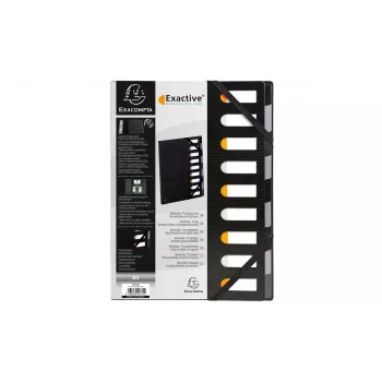 Exacompta 55334E „Forever“ dokumentų segtuvas A4, polipropilenas, juoda, 320x240 mm