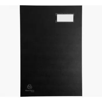 Exacompta 57021E segtuvas su svirtimi A4 kartoninis juodas 80 mm nugarėlė