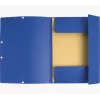 Exacompta Colorspan Elasticated Folder A4 Blue 355 g/m² 3 Flaps with Elastic Band