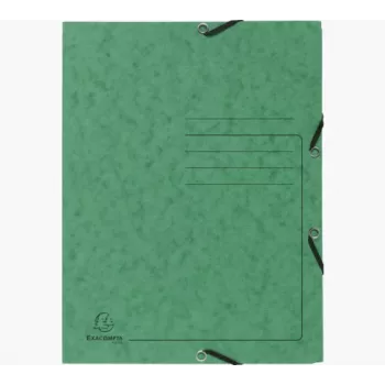 Exacompta Collection Folder 55403E DIN A4 3 Flaps Cardboard Green
