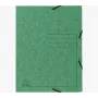 Exacompta Collection Folder 55403E DIN A4 3 Flaps Cardboard Green