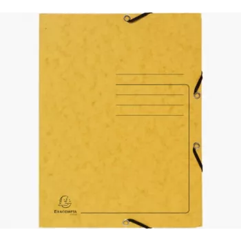 Exacompta Collection Folder 55409E DIN A4 3 Flaps Cardboard Yellow