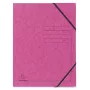 Exacompta Elasticated Folder A4 Pink Colorspan 355g be atvartų