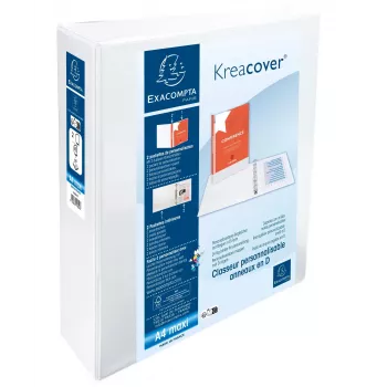 Exacompta pristatymo segtuvas A4 Maxi baltas 2 D-žiedai 8700232