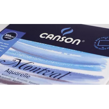 Canson Montval akvarelinio popieriaus bloknotas 30 x 40 cm 300 gsm šalto presavimo 12 lapų