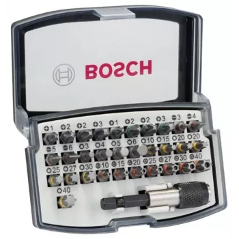 „Bosch Accessories 2607017564“ 32 dalių atsuktuvų antgalių rinkinys su magnetiniu laikikliu
