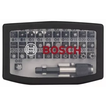 „Bosch Accessories 2607017564“ 32 dalių atsuktuvų antgalių rinkinys su magnetiniu laikikliu
