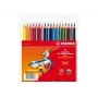 STABILO Trio spalvoti pieštukai, 4,2 mm, įvairių spalvų, 18 vienetų