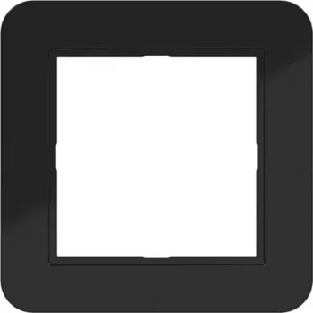 HAGER WAD7100BG dengiamasis rėmelis 1-vietis C.1 Night Black Glossy