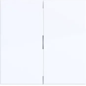 Hager Rocker 2-Gang Light White Glossy WAW2000WG