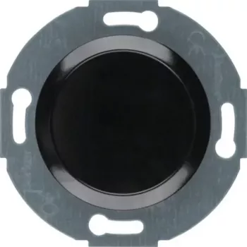Hager Blind Cover WTF1001BG 1930/Glass Black Glossy 1