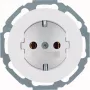 Hager WLS1100WG SCHUKO lizdas R.Classic Polar White Glossy