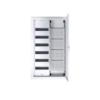 HAGER FWU62K1 Įleidžiamasis skirstomasis skydas UP72PLE+Multimedia, IP30, II apsaugos klasė, nišos matmenys 980x580x110 mm