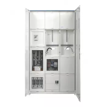 Hager FP93W11N Srovės transformatoriaus ir apskaitos spinta 1400x800x205 mm 2 apskaitos laukai