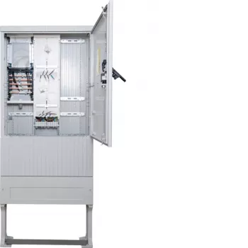 Hager Apskaitos skaitiklio prijungimo kolonėlė Plastikas IP44 100A 1 Vieta Pilka