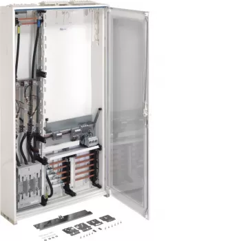 Hager FP93W1N Transformatorinės srovės apskaitos spinta, 3 laukai, 1 apskaitos taškas, IP44, RAL 9010