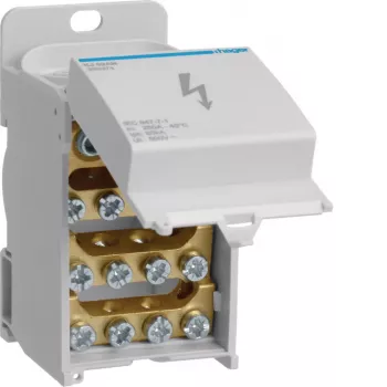 Hager Skirstymo blokas 250A 1-polius KJ02AN 1x35-120/1x1.5-50/4x1.5-16/8x2.5