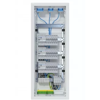Hager Volta VU60BV1 Įleidžiamasis skirstomasis skydas 5x12PLE 3x RCD grandinės 60 modulių IP31 baltas