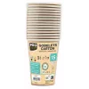 PROnappe 15 kartono puodelis 200 ml, Kraft (89109I)