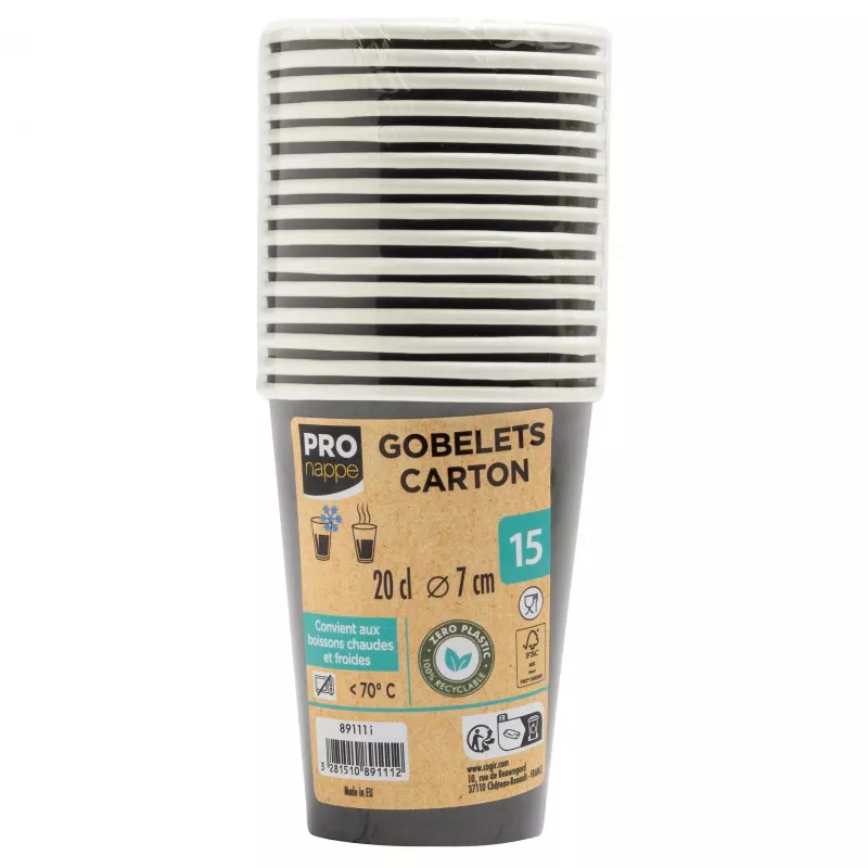 PROnappe 15 Disposable Coffee Cup 200 ml - 1000 Pieces