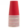 PROnappe 15 kartono puodelis 200 ml, raudonas (89115I)