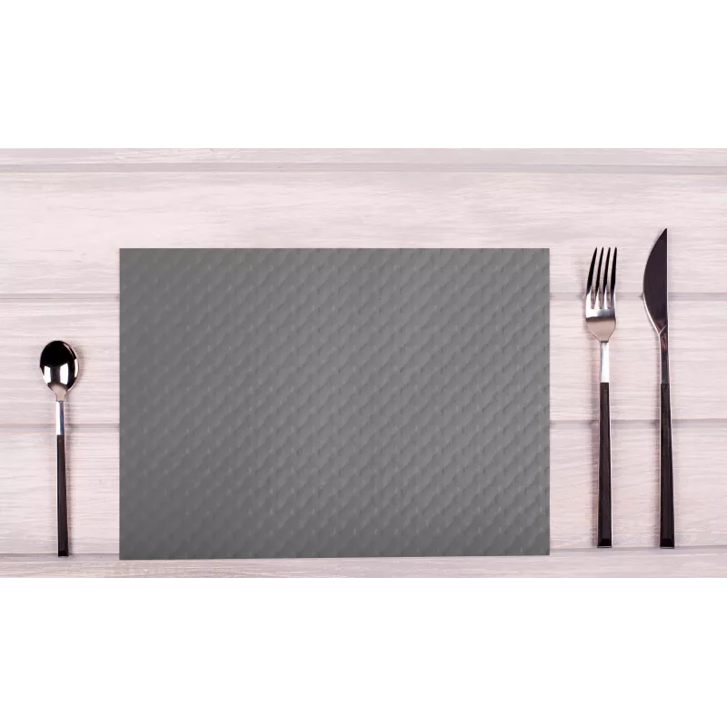Vienkartinė staltiesė PROnappe 400 x 300 mm, pilka, įspaustoji šiek tiek satinuota popierinė
