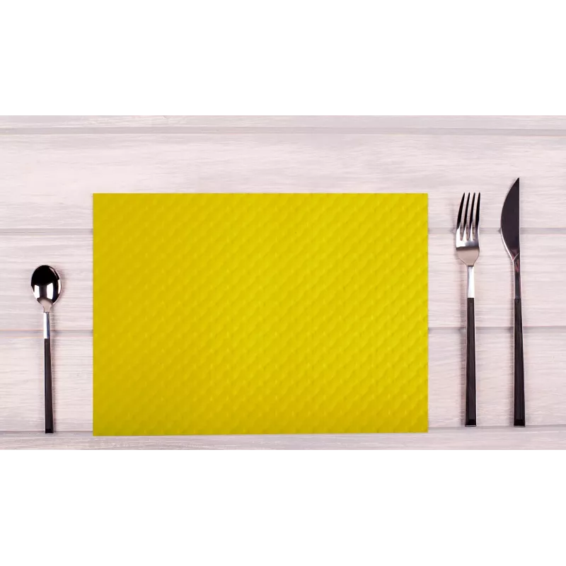 PROnappe 500 Placemats Tiss Lacquered Yellow 30.0 x 40,0 cm