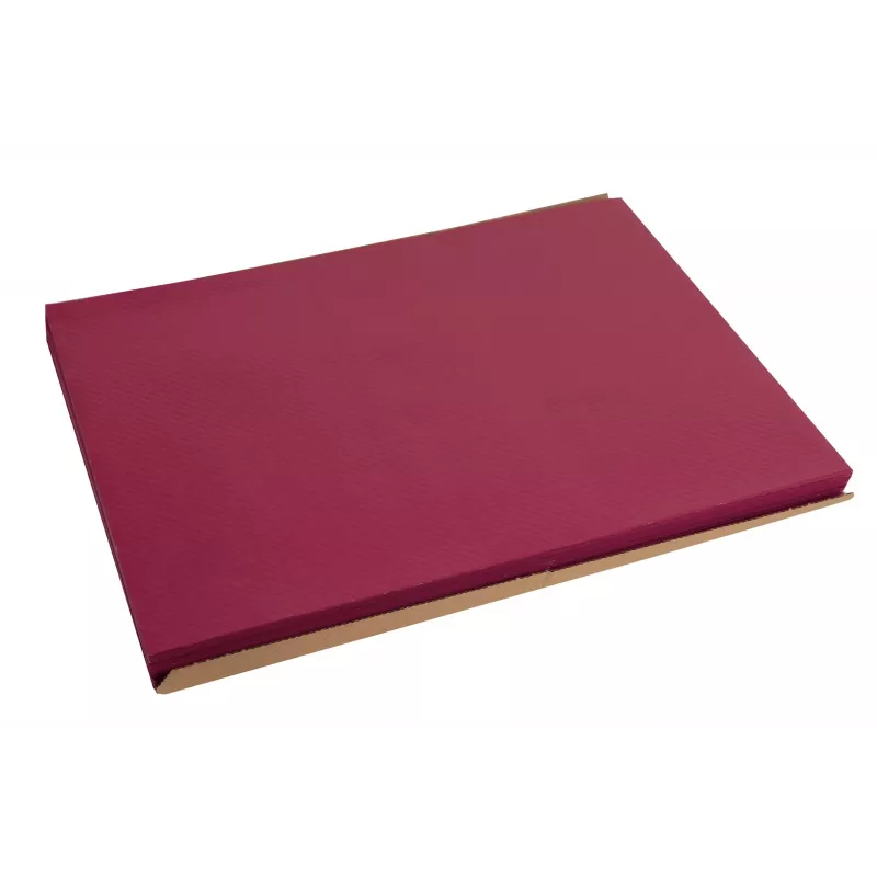PROnappe Disposable Placemat 400 x 300 mm Burgundy Red Embossed Slightly Satinized