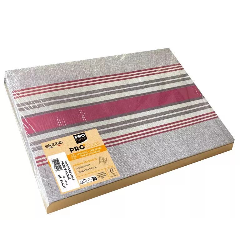 PROnappe 400 Placemats Baskenland Multicolored 30.0 x 40,0 cm